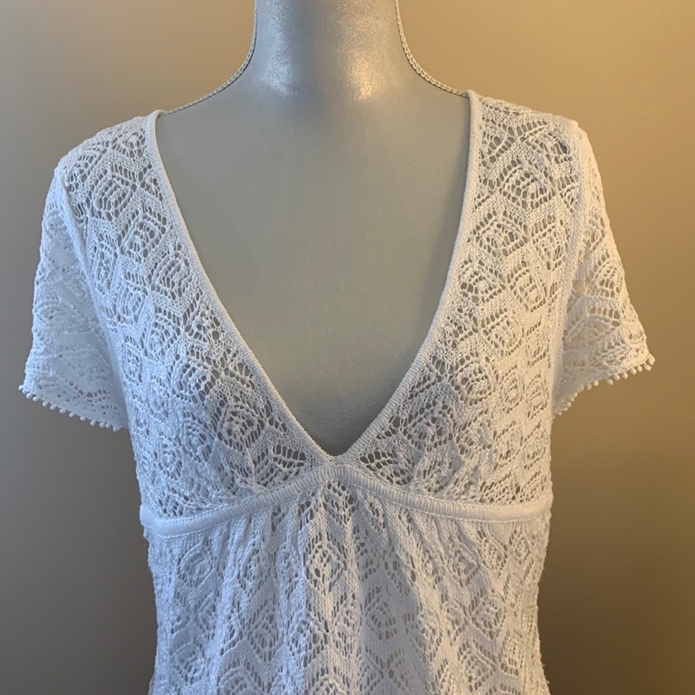 Deep V neck top